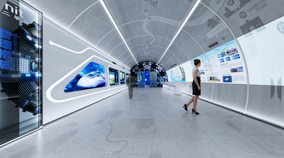 井冈山隧道出口展厅