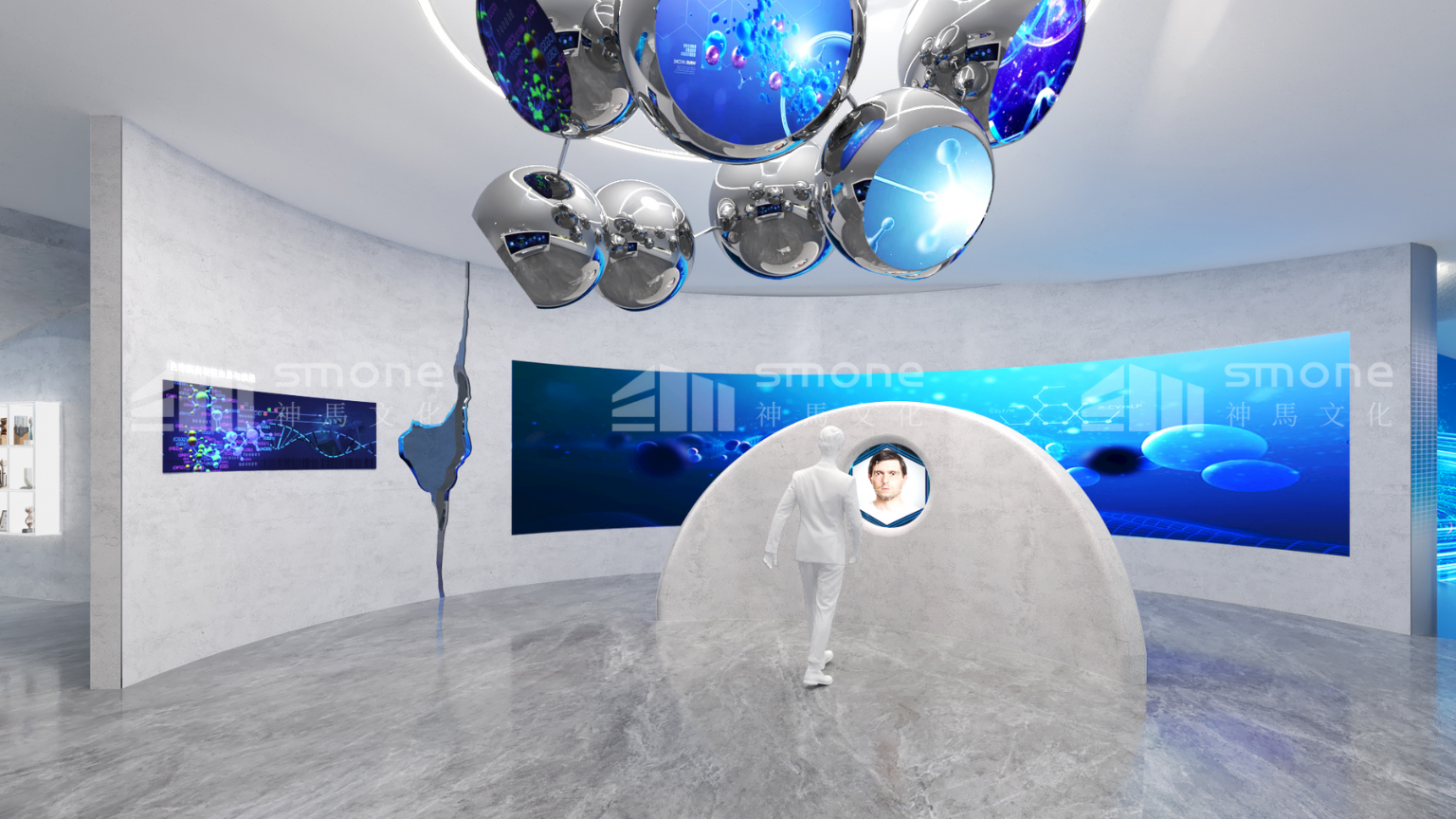 生物展厅如何设计才能100%通过飞行检查｜干细胞科普展厅｜神马文化