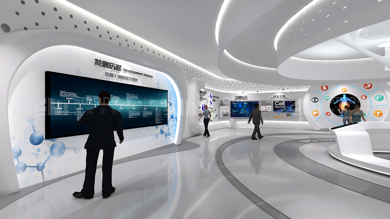 生物医疗展厅设计：神马文化教你打造 “有说服力” 的品牌空间|生物肽展厅设计|干细胞展厅设计|干细胞科普馆设计|生物医药展厅设计公司