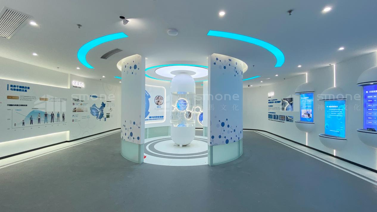 干细胞展厅，如何让 “企业叙事” 与 “科学科普” 浑然一体？|干细胞展厅设计|干细胞科普馆设计|生物医药展厅设计|生物制药展厅设计
