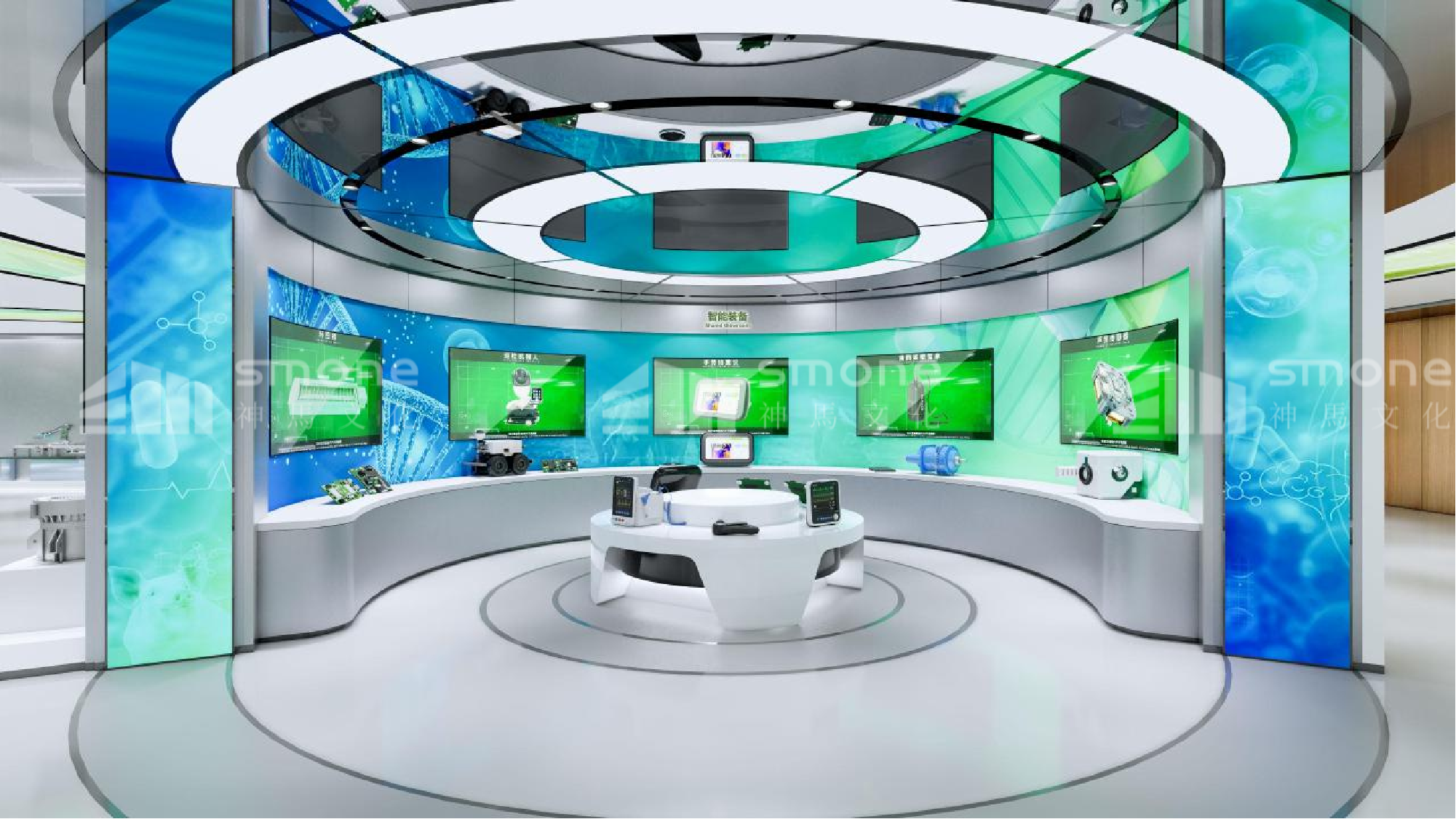 沉浸、智能与可持续：未来展厅设计的三大趋势|企业展厅设计|生物科技展厅设计|生物肽展厅设计|生物医药展厅|神马文化展厅设计公司