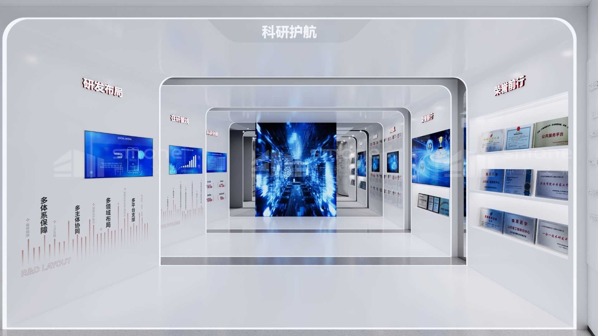 如何让生物科技企业展厅打动客户？打造叙事化空间的四大设计原则|企业展厅设计|生物科技展厅设计|生物肽展厅设计|生物医药展厅|神马文化展厅设计公司