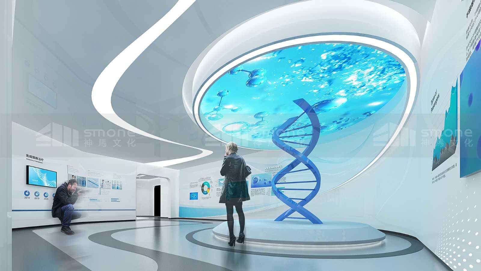 生物医药企业展厅设计施工选哪家?2026年专业展厅设计公司选择指南|生物医药展厅|CGT展厅|医疗器械展厅|大健康展厅|展厅设计公司推荐